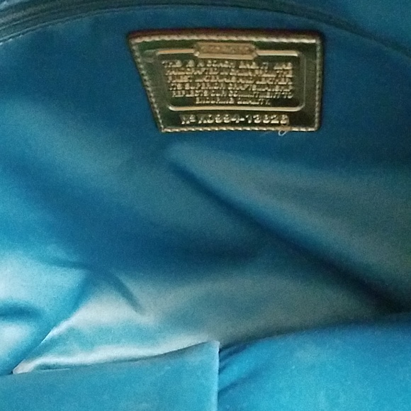 Coach taupe poppies tore bag - Picture 4 of 5